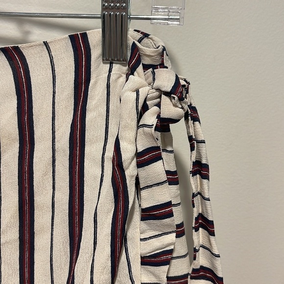 Privacy Please Emory Striped Skort XS Faux Wrap Skirt - Picture 5 of 8